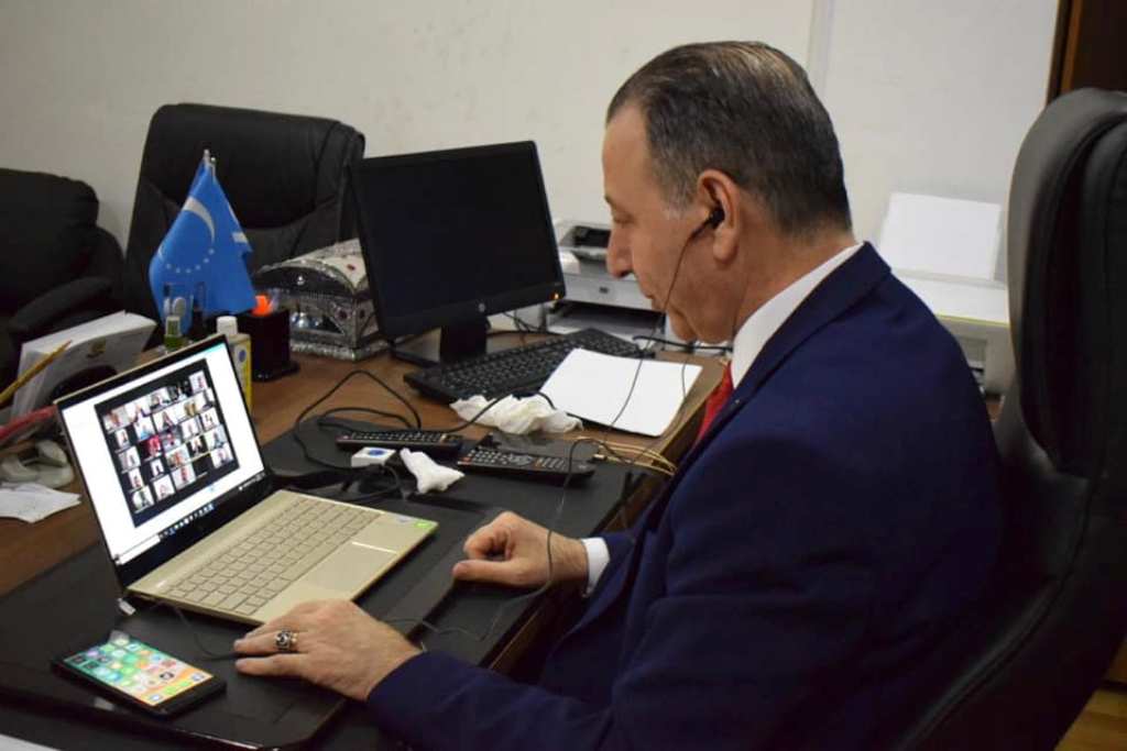 Türk İş İnsanları Irak Türkmen Bakan ile Online toplantı yaptı