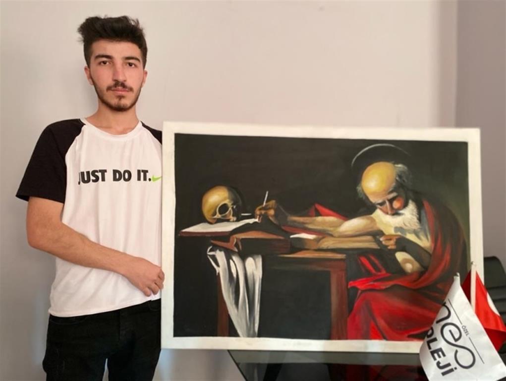 Silopi’li öğrenci, resim yarışmasında Türkiye birincisi oldu