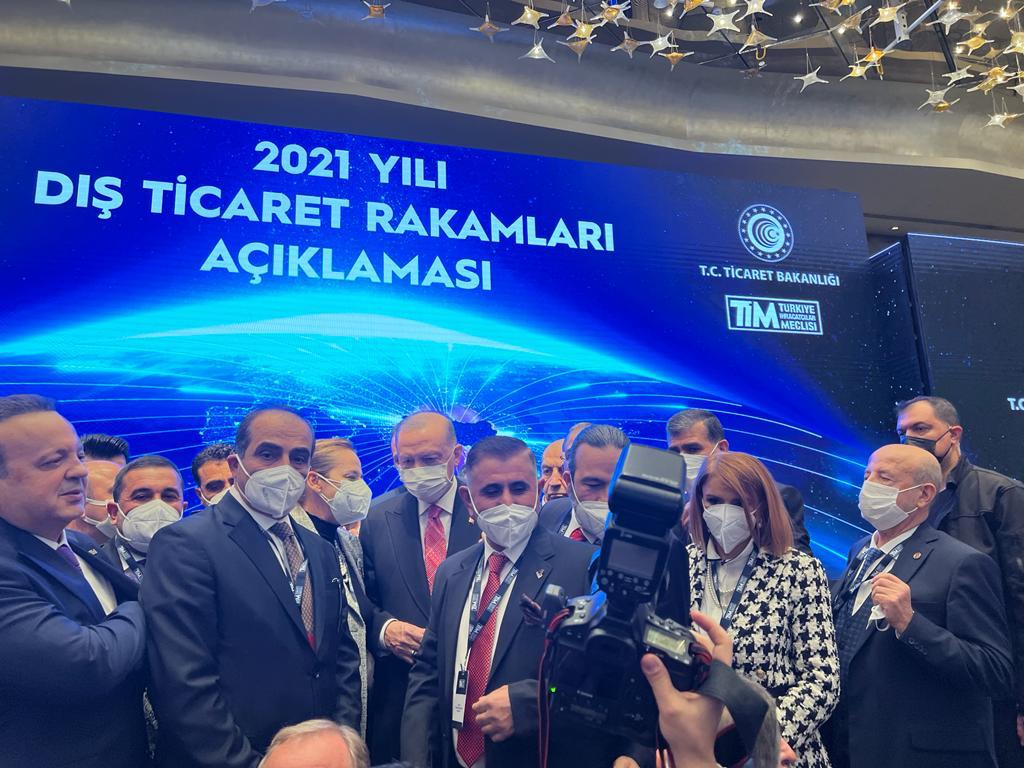 TAŞKIN, İSTANBUL’DA 2021 YILI DIŞ TİCARET RAKAMLARINA İLİŞKİN TOPLANTIYA KATILDI