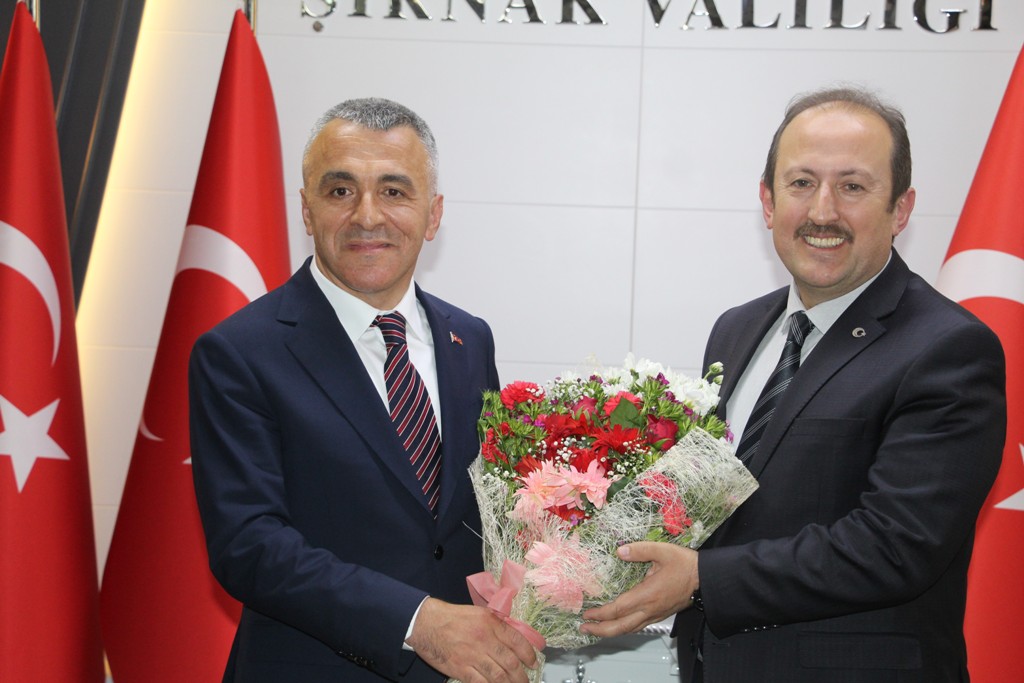 Şırnak Valisi Osman Bilgin’e çiçekli karşılama
