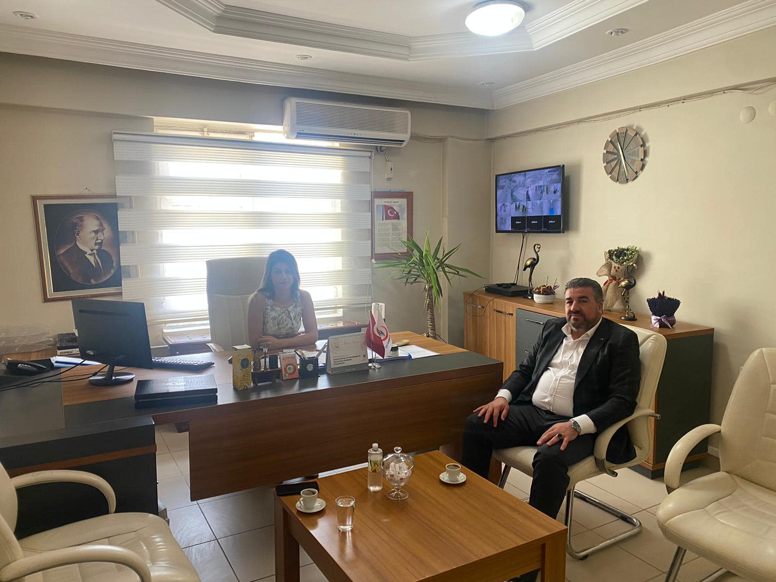 Başkan Tatar’dan İlçe Sağlık Müdürlüğü’ne ziyaret